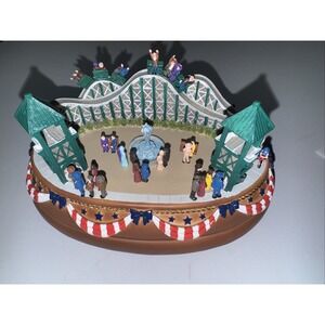 Roller Coaster Music Box Works! AH999 Liberty Falls Collection Summer Patriotic